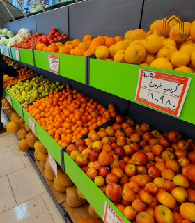 قفسه فلزی میوه فروشگاهی سامان انبار شرق طوس مشبک - 2