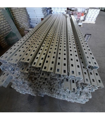 پایه دوبل راک سنگین ستون قفسه راک صنعتی پایه قفسه فلزی انبار